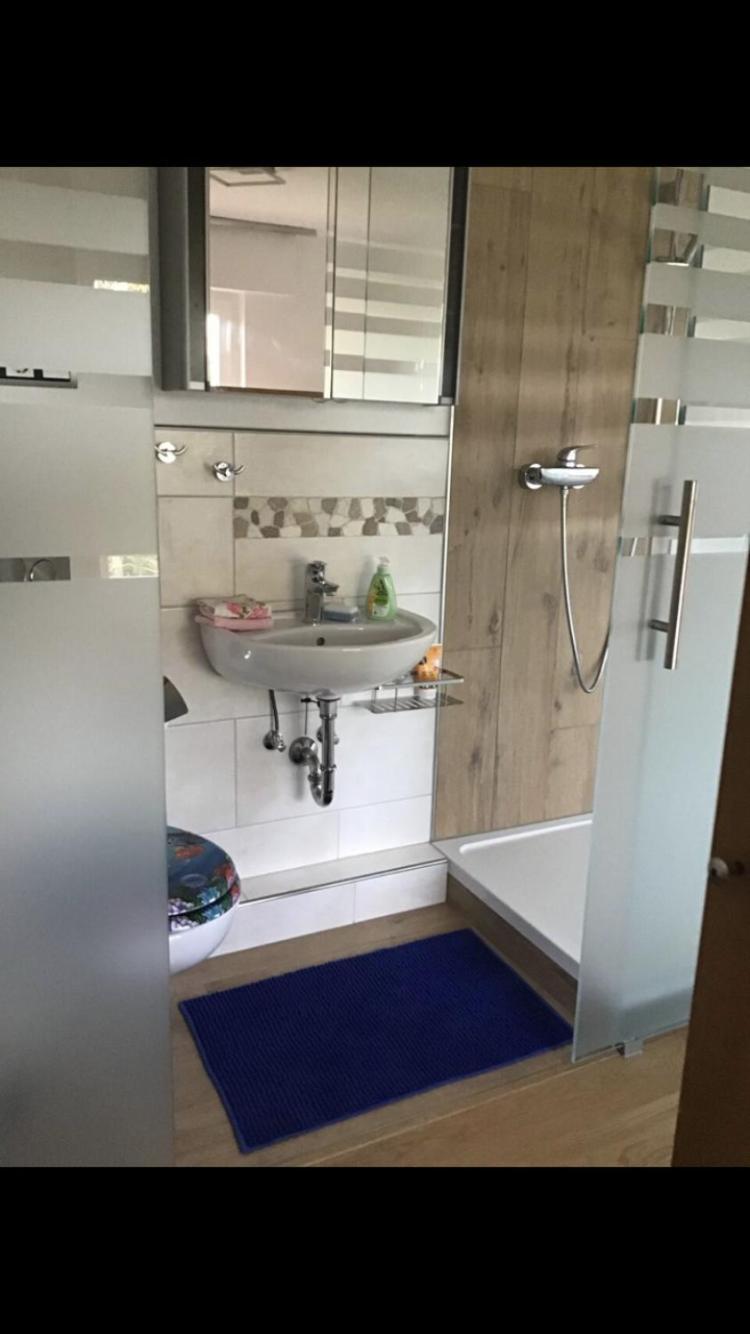 Aussichtszimmer Mit Modernem Glasbad Und Balkon Coblenza Esterno foto